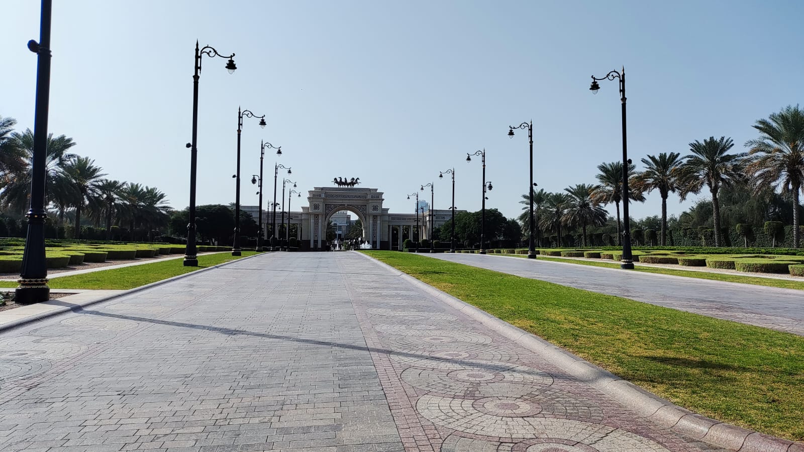 Dubai city avenue and architecture